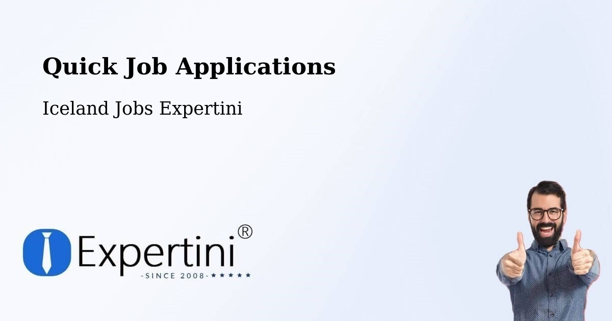Quick Apply Feature – Dalabyggð - Iceland Jobs Expertini